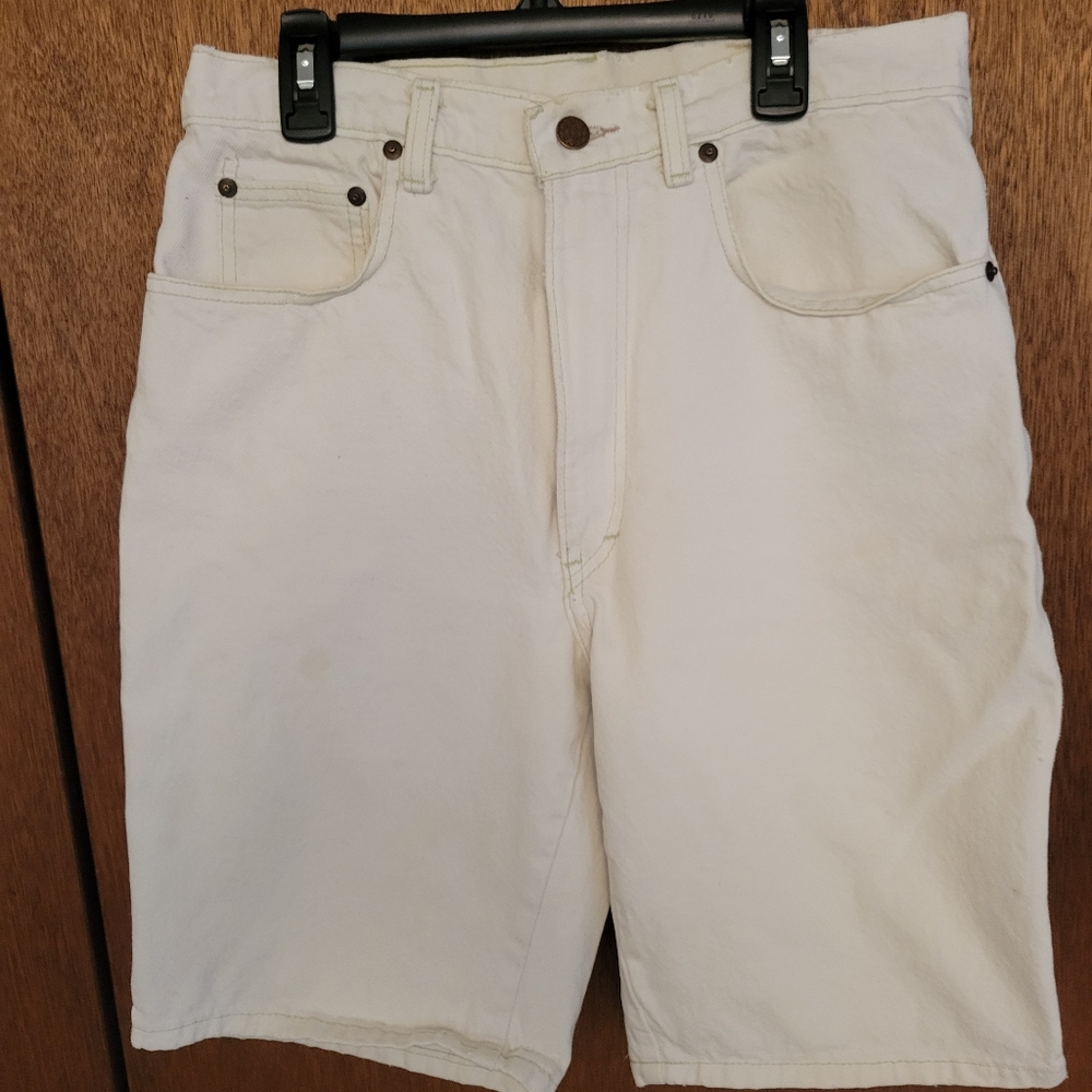 White jean shorts 2for $10
